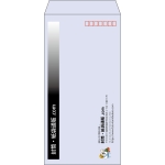 【既製品】長3(120x235mm)（〒枠あり）