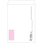 【オリジナル封筒】角2窓付き(240x332mm)（〒枠なし）