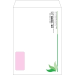 【オリジナル封筒】角2窓付き(240x332mm)（〒枠なし）