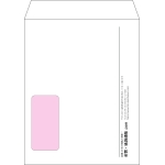 【オリジナル封筒】角5窓付き(190x240mm)（〒枠なし）