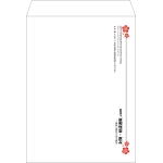 【既製品】角0(287x382mm)（〒枠なし）