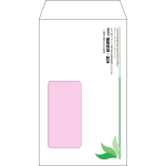 【オリジナル封筒】角8窓付き(119x197mm)（〒枠なし）