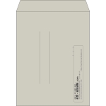 【既製品】角3(216x277mm)（〒枠なし）