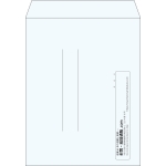 【既製品】角3(216x277mm)（〒枠なし）