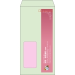 【既製品】長3窓付き(120x235mm)（〒枠あり）