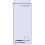 【既製品】長4(90x205mm)（〒枠あり）