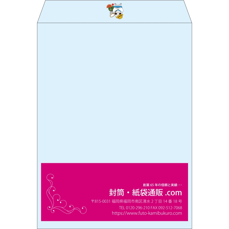 【既製品】角0(287x382mm)（〒枠なし）