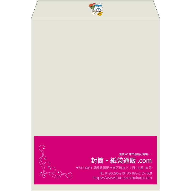 【既製品】角0(287x382mm)（〒枠なし）