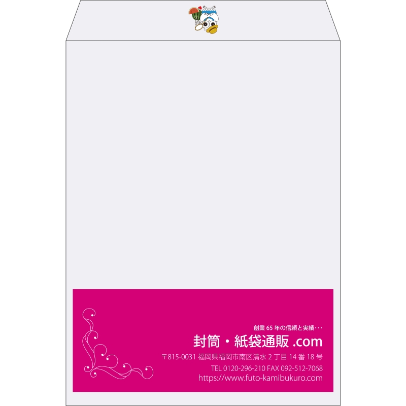 【既製品】角0(287x382mm)（〒枠なし）