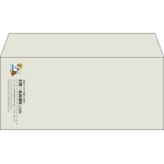 【既製品】洋4(235x105mm)（〒枠なし）