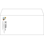 【既製品】洋4(235x105mm)（〒枠なし）