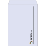 【既製品】角2(240x332mm)（〒枠なし）
