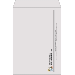 【既製品】角2(240x332mm)（〒枠なし）