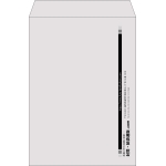 【既製品】角2(240x332mm)（〒枠なし）