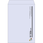【既製品】角1(270x382mm)（〒枠なし）