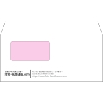 【オリジナル封筒】洋4窓付き(235x105mm)（〒枠なし）