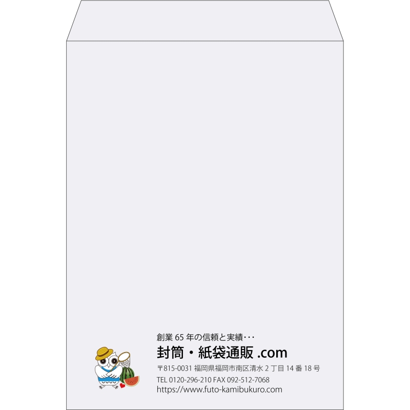 【既製品】角0(287x382mm)（〒枠なし）