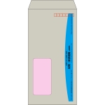 【既製品】長3窓付き(120x235mm)（〒枠あり）