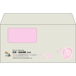 【既製品】洋長3窓付き(235x120mm)（〒枠なし）