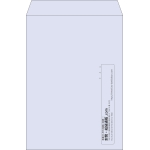 【既製品】角2(240x332mm)（〒枠なし）