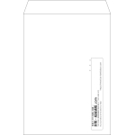 【既製品】角2(240x332mm)（〒枠なし）