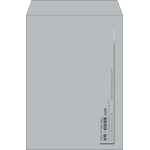 【既製品】角2(240x332mm)（〒枠なし）