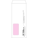 【オリジナル封筒】長2窓付き(119x277mm)（〒枠なし）