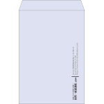 【既製品】角1(270x382mm)（〒枠なし）