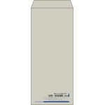 【既製品】長4(90x205mm)（〒枠なし）