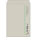 【既製品】角2(240x332mm)（〒枠なし）