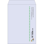 【既製品】角2(240x332mm)（〒枠なし）
