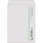 【既製品】角2(240x332mm)（〒枠なし）