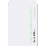 【既製品】角2(240x332mm)（〒枠なし）