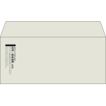 【既製品】洋4(235x105mm)（〒枠なし）