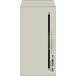 【既製品】長3(120x235mm)（〒枠なし）