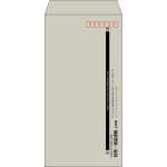 【既製品】長3(120x235mm)（〒枠あり）