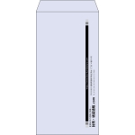 【既製品】長3(120x235mm)（〒枠なし）