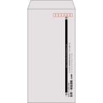 【既製品】長3(120x235mm)（〒枠あり）