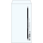 【既製品】長3(120x235mm)（〒枠なし）