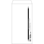 【既製品】長3(120x235mm)（〒枠なし）