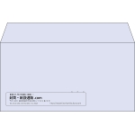 【既製品】洋長3(235x120mm)（〒枠なし）