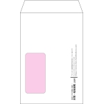 【オリジナル封筒】角7窓付き(142x205mm)（〒枠なし）