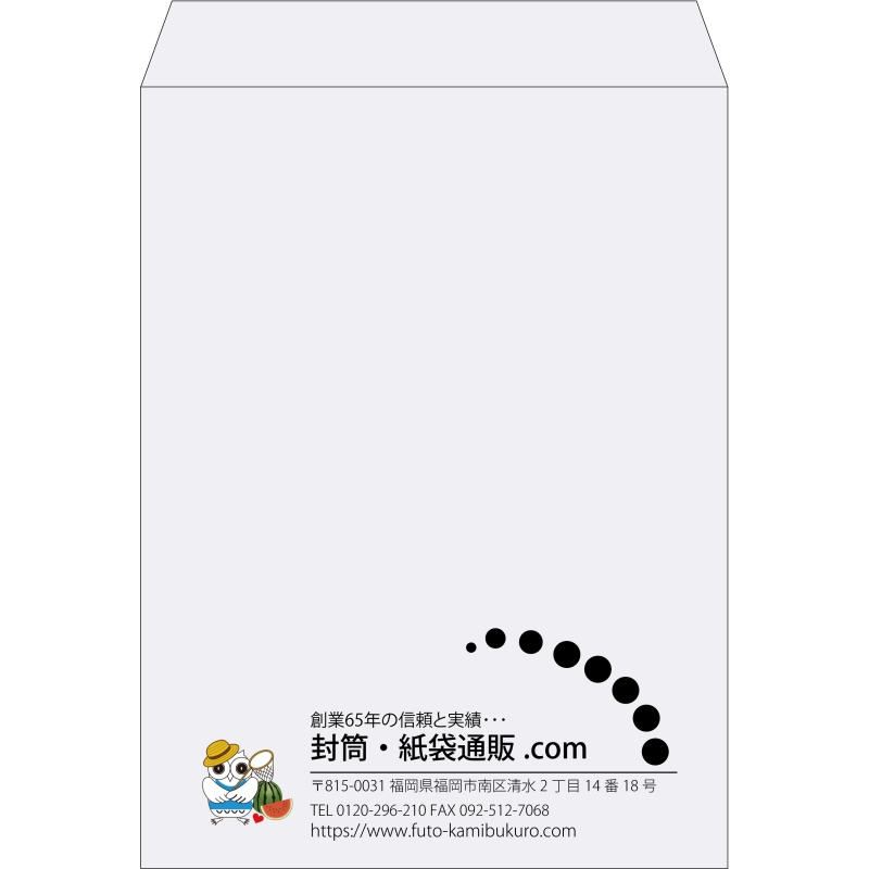 【既製品】角0(287x382mm)（〒枠なし）