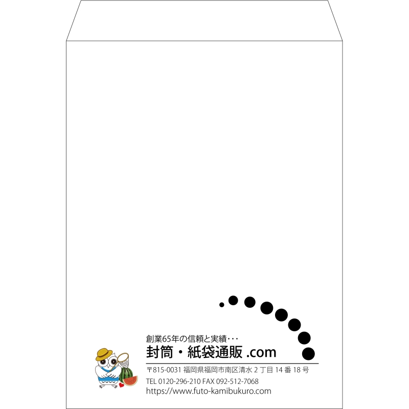 【既製品】角0(287x382mm)（〒枠なし）