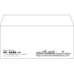 【既製品】洋4(235x105mm)（〒枠なし）