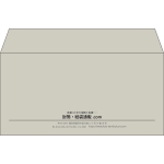 【既製品】洋長3(235x120mm)（〒枠なし）