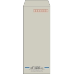 【既製品】長40(90x225mm)（〒枠あり）