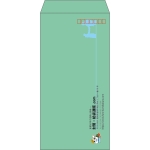 【既製品】長3(120x235mm)（〒枠あり）