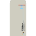 【既製品】長3(120x235mm)（〒枠あり）