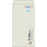【既製品】長3(120x235mm)（〒枠あり）